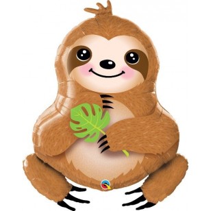 Sweet Sloth Supershape Birthday Balloon